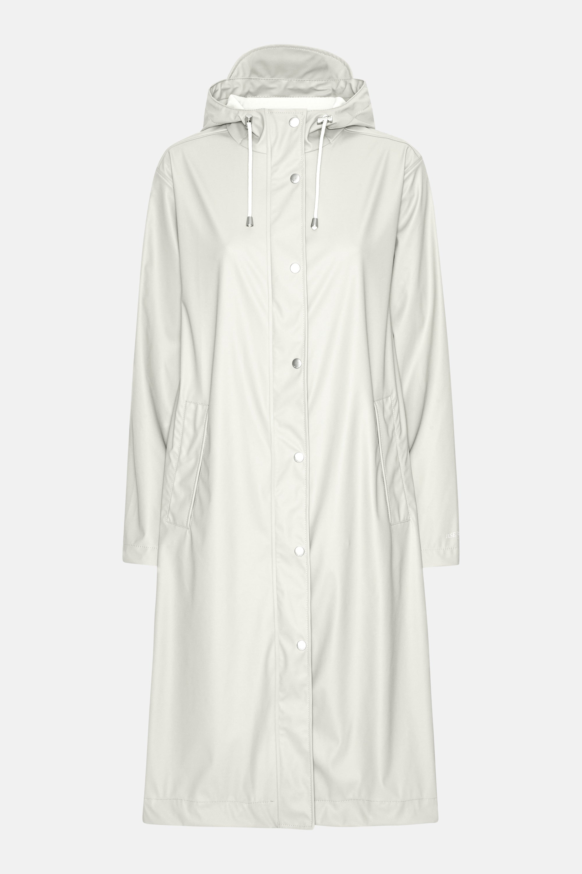 Long Rain Jacket - Milk Creme